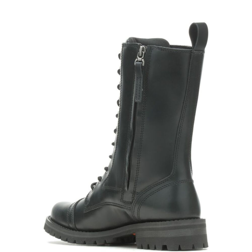 Harley-Davidson Womens Walsen 8" Lace Black Boots (NWT) - Picture 6 of 7